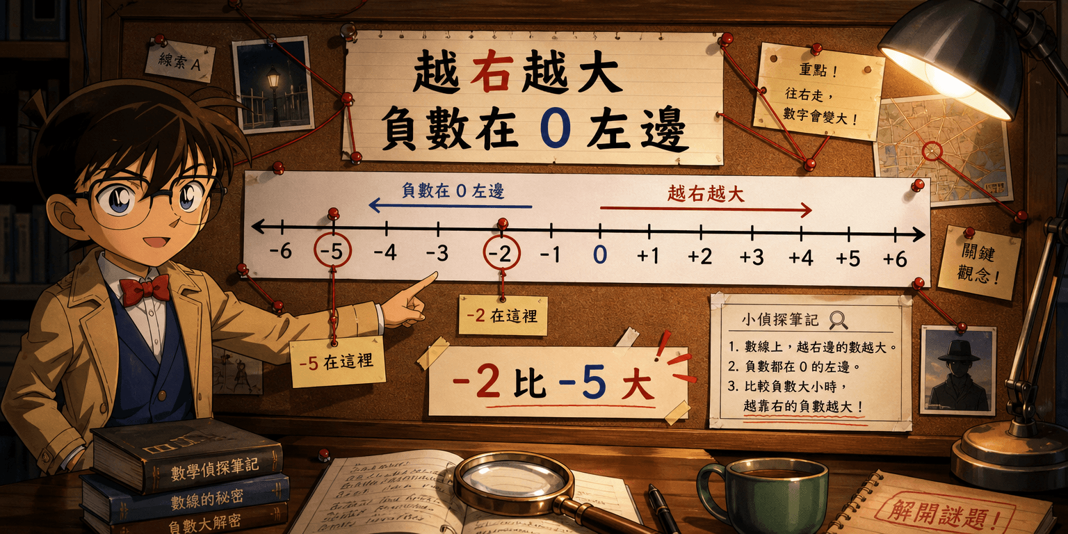 案件板數線圖:負數在 0 左邊,越右越大